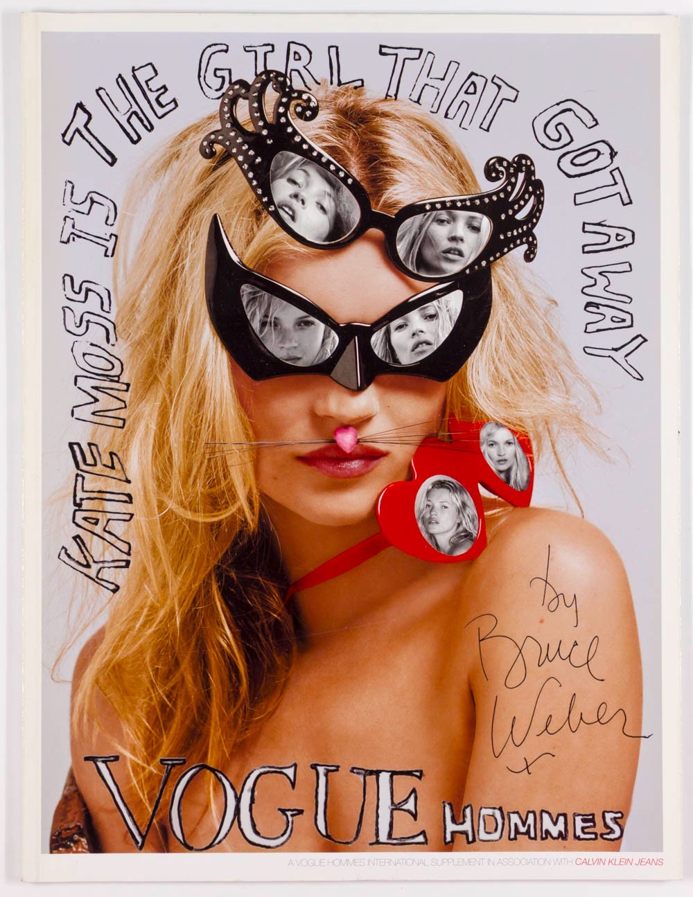 Kate Moss BRUCE WEBER Rupert Everett VOGUE HOMMES MAGAZINE 2006 Charlie Sexton