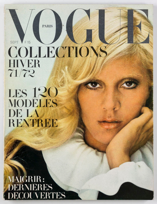 SYLVIE VARTAN Helmut Newton GUY BOURDIN Winter Collections BOB RICHARDSON  Vogue