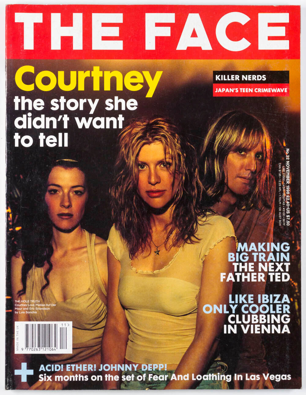 Courtney Love REM Fear & Loathing in Las Vegas JAPANESE GANGS  THE FACE magazine