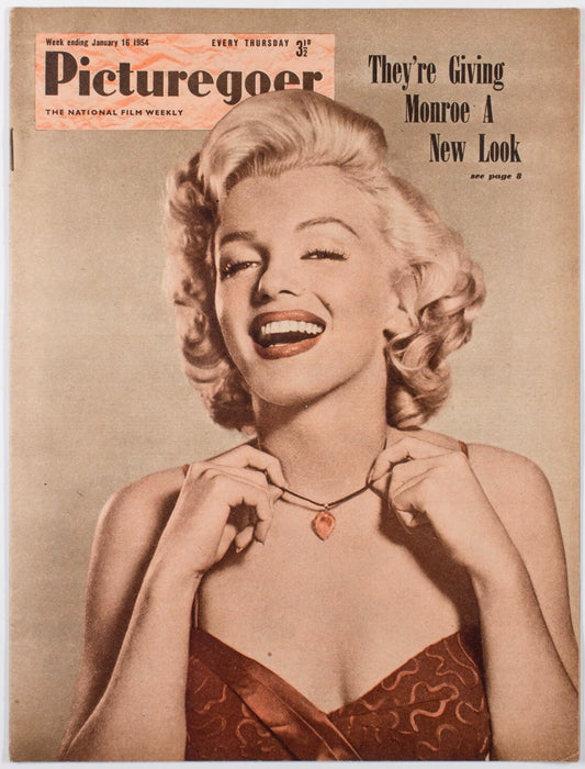 MARILYN MONROE Ginger Rogers JAMES MASON Picturegoer magazine 1954 January GRACE