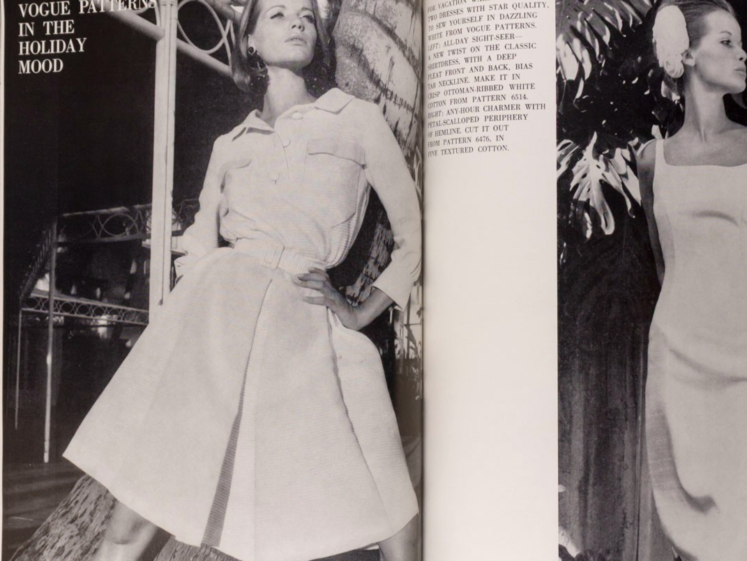 Brigitte Bauer VERUSCHKA Barry Humphries VOGUE AUSTRALIA Dec 1965 Bridget Riley