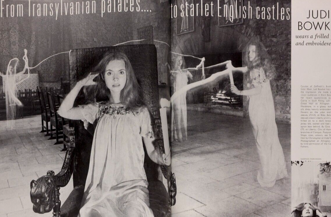 TWIGGY Norman Parkinson BIANCA JAGGER  Vogue December 1974  Christopher Lee ERTE