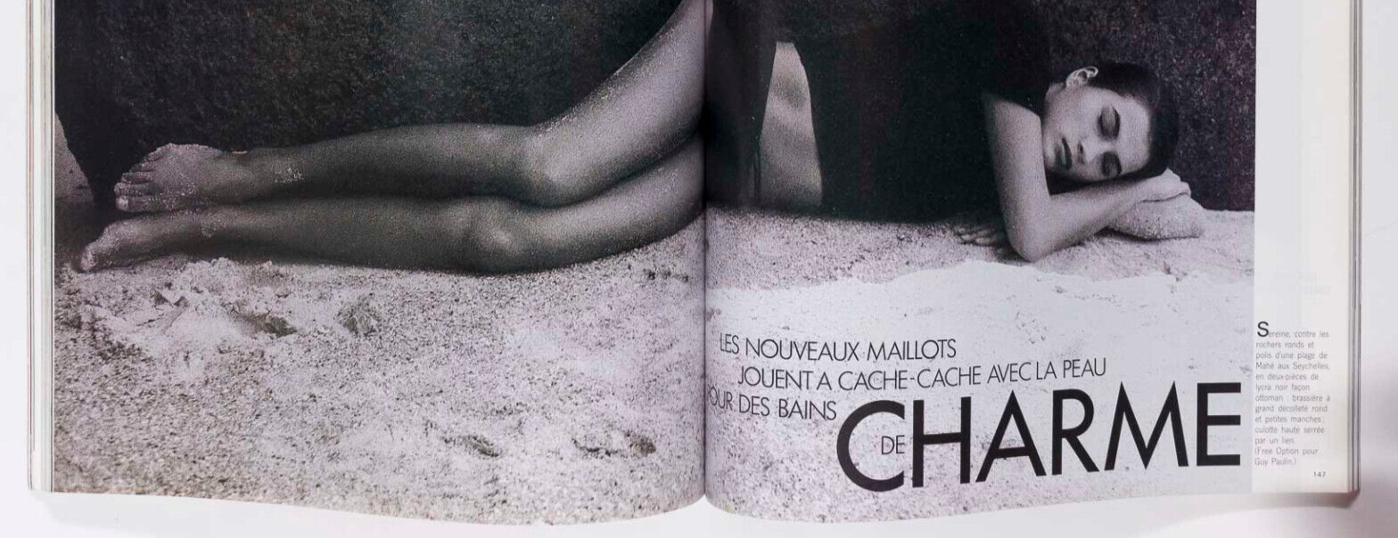 LINDA EVANGELISTA Yasmin Le Bon CHRISTY TURLINGTON Paris Vogue April 1988 Bijoux
