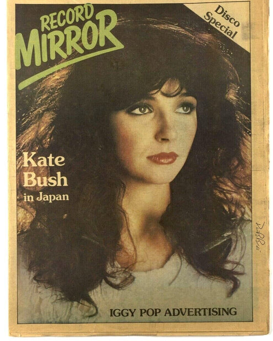 KATE BUSH Japan THE SEX PISTORLS Disco IGGY POP Clash RECORD MIRROR MAGAZINE 70s