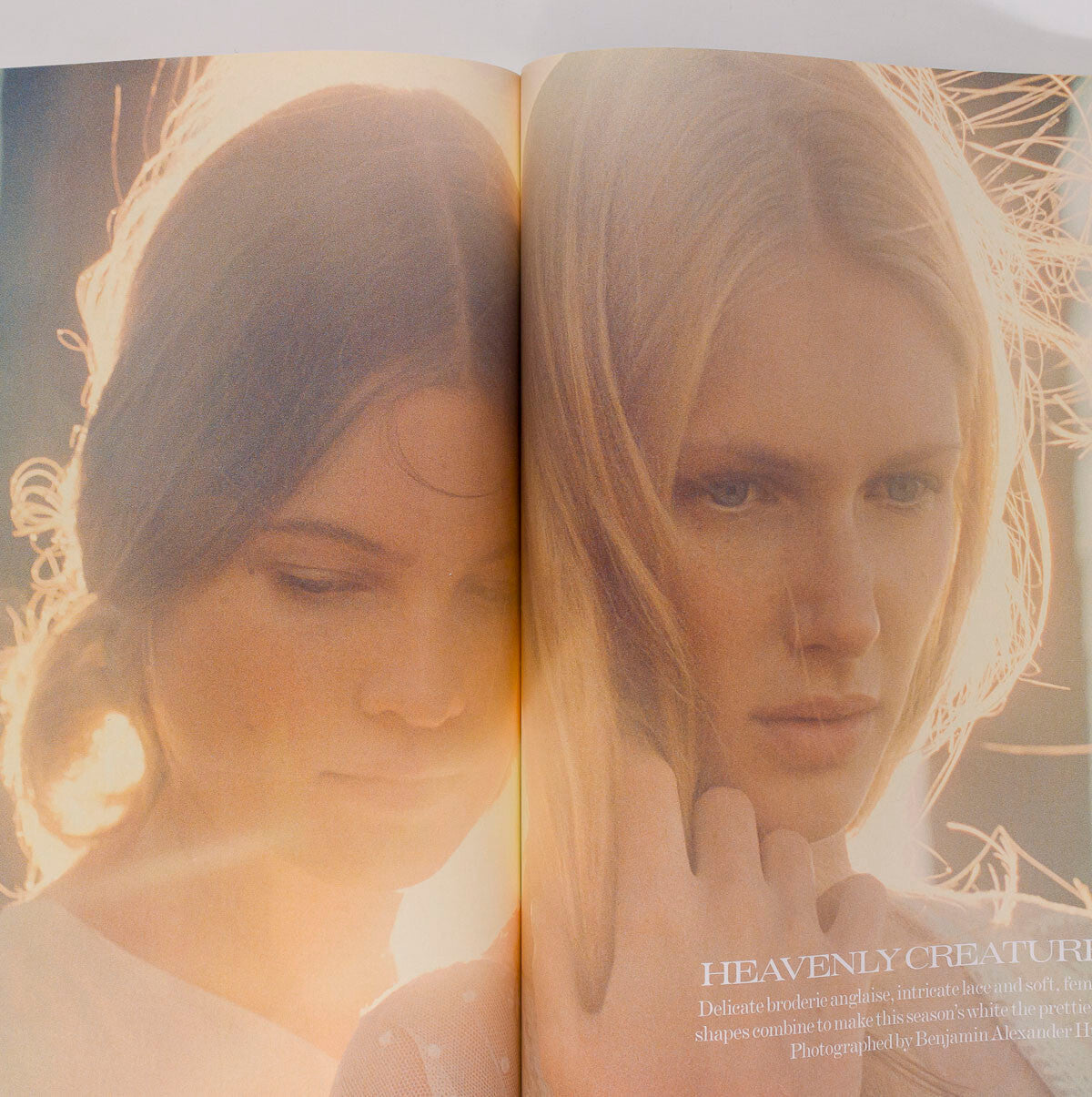 Kate Moss KAREN ELSON Freja Beha Erichsen VOGUE March 2006 Collections TESTINO