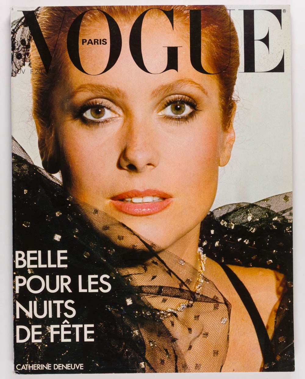 CATHERINE DENEUVE Helmut Newton GUY BOURDIN Rampling PARIS VOGUE November 1977