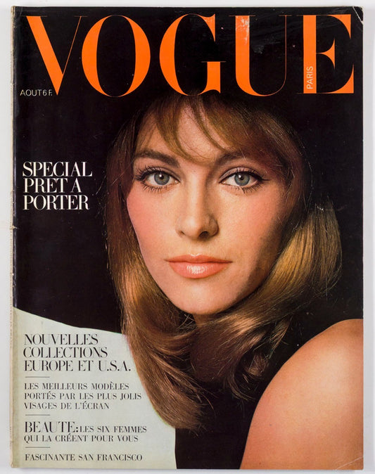 Nathalie Delon COLLECTIONS San Francisco PARIS VOGUE August 1967 Pret A Porter