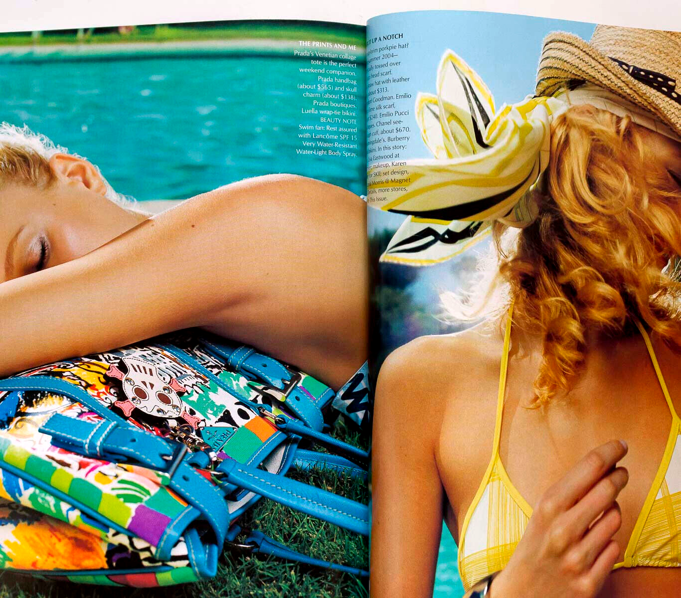 KATE HUDSON The Black Crowes LIYA KEBEDE Vogue magazine June 2004 Nathan Lane US