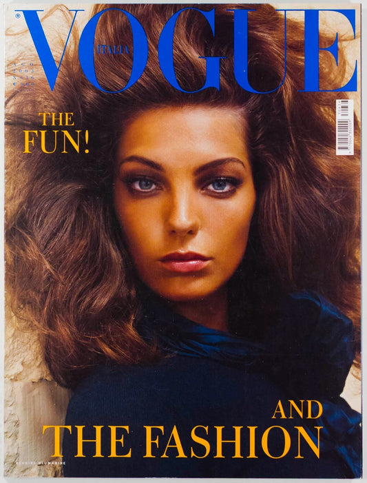 Daria Werbowy ALEXANDER SKARSGARD Louise Pedersen VOGUE ITALIA August 2003 Weber