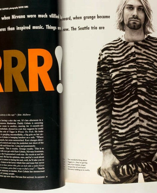 Kurt Cobain NIRVANA David Sims THE FACE September 1993 Kirsten Owen KEANU REEVES