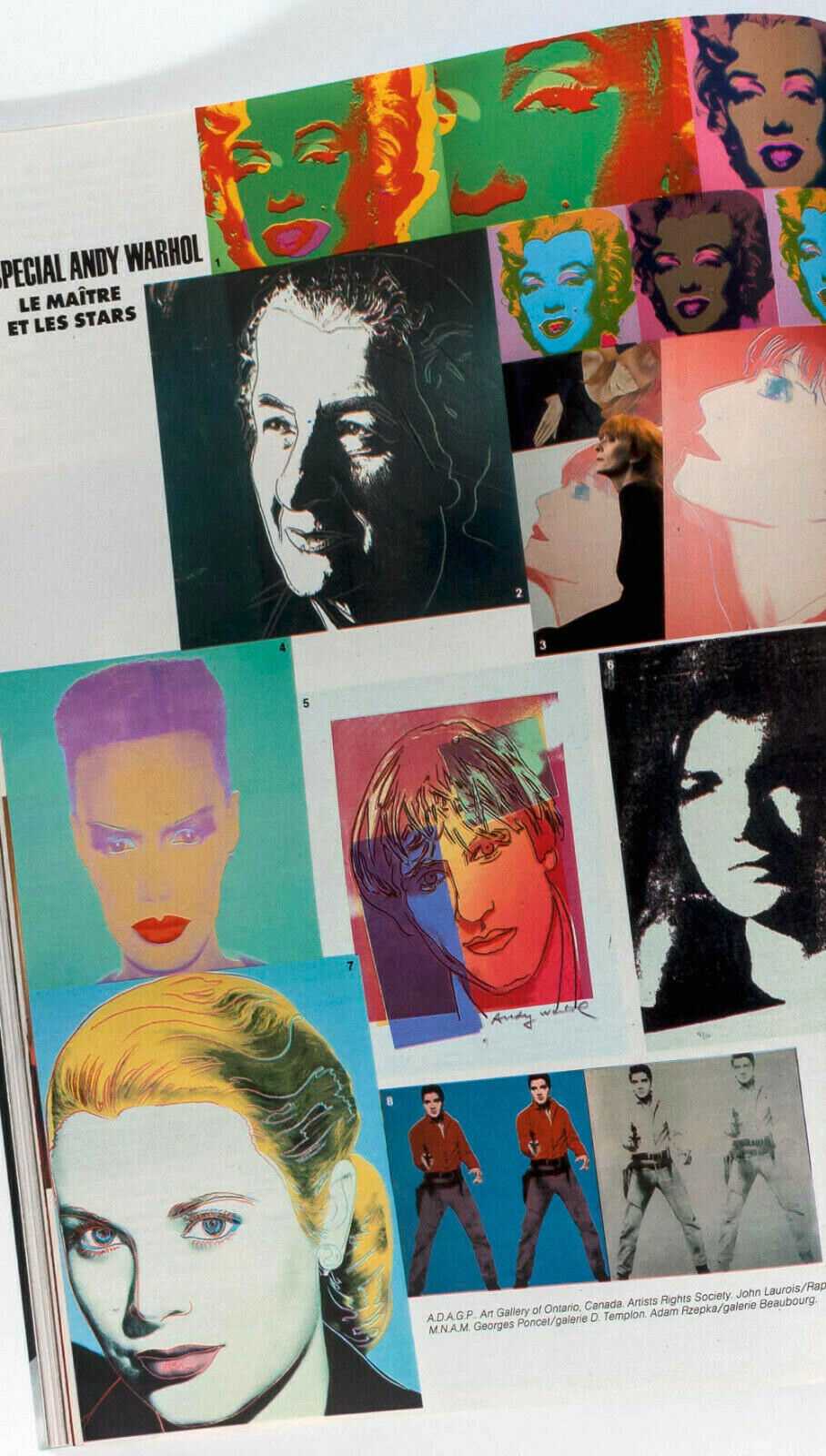 Andy Warhol INES DE LA FRESSANGE Nike VTG Adidas CHRISTIAN LACROIX Elle magazine