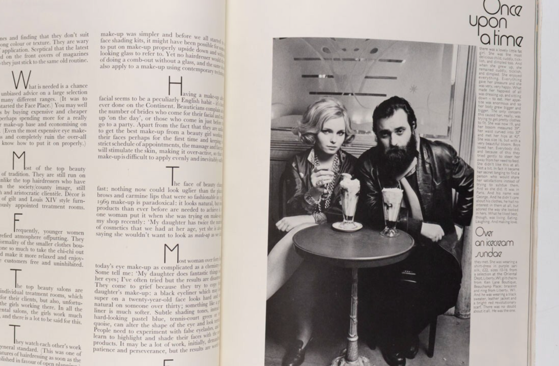 Sarah Moon QUANT Peccinotti HARPER'S BAZAAR March 1969 Kellie Wilson RABANNE vtg