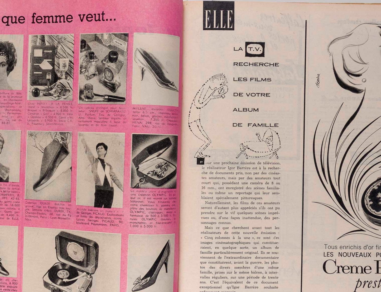 INGRID BERGMAN Sophie Grandval Byzantine dollhouse TINTIN IN TIBET Elle magazine