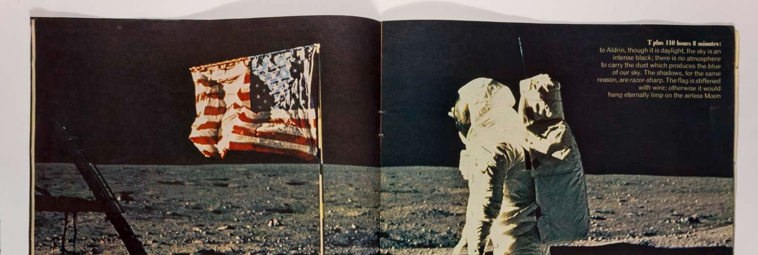 Buzz Aldrin MOON LANDING Space UK UNDAY TIMES magazine 10 August 1969 Apollo II