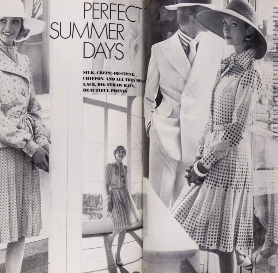 Maudie James PATTIE BOYD Edward Fox ANTONIO LOPEZ Erte LESLIE CARON Twiggy VOGUE