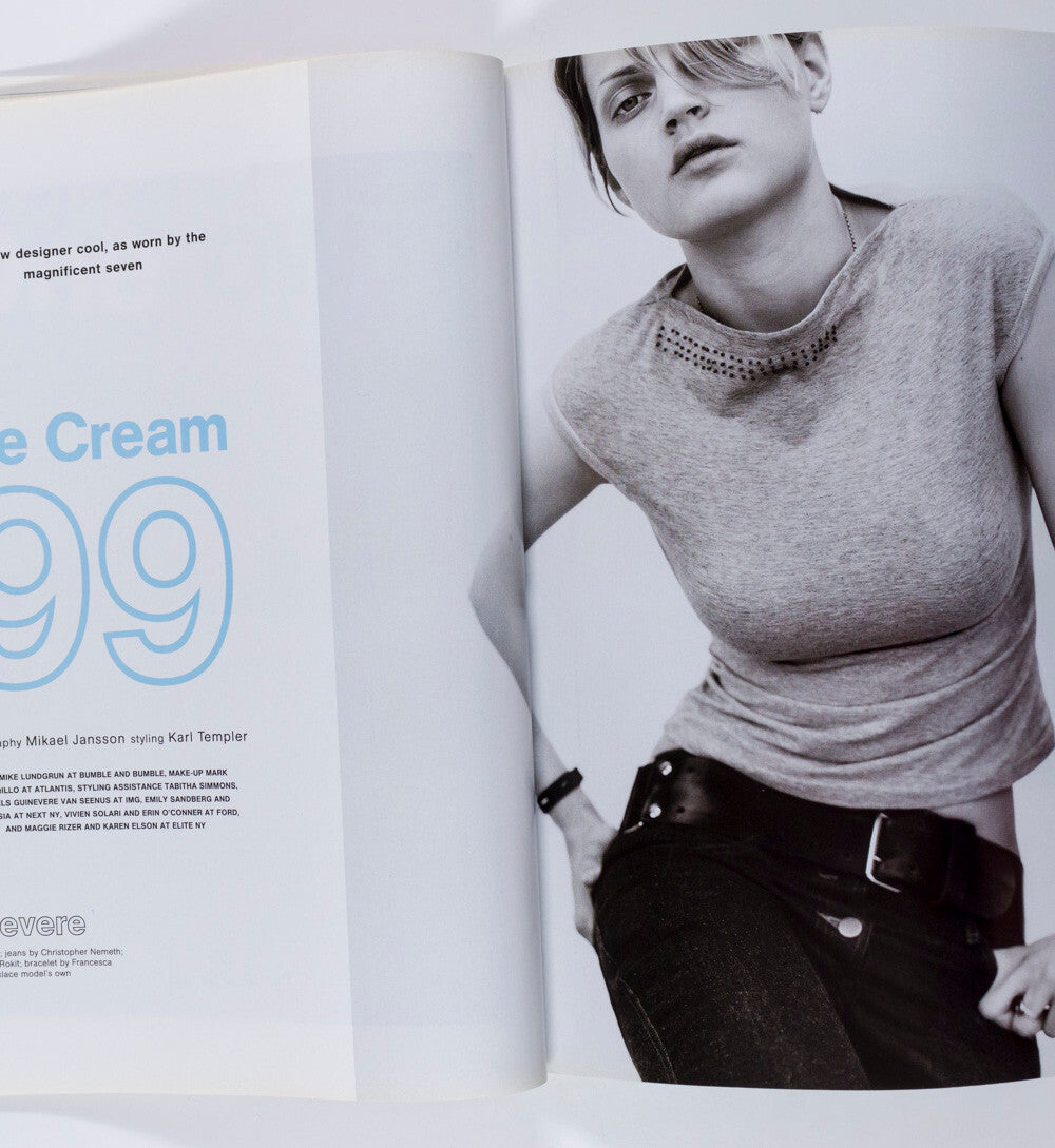 Stussy ADIDAS Hermes ELAINE CONSTANTINE Gisele THE FACE magazine August 1999 vtg