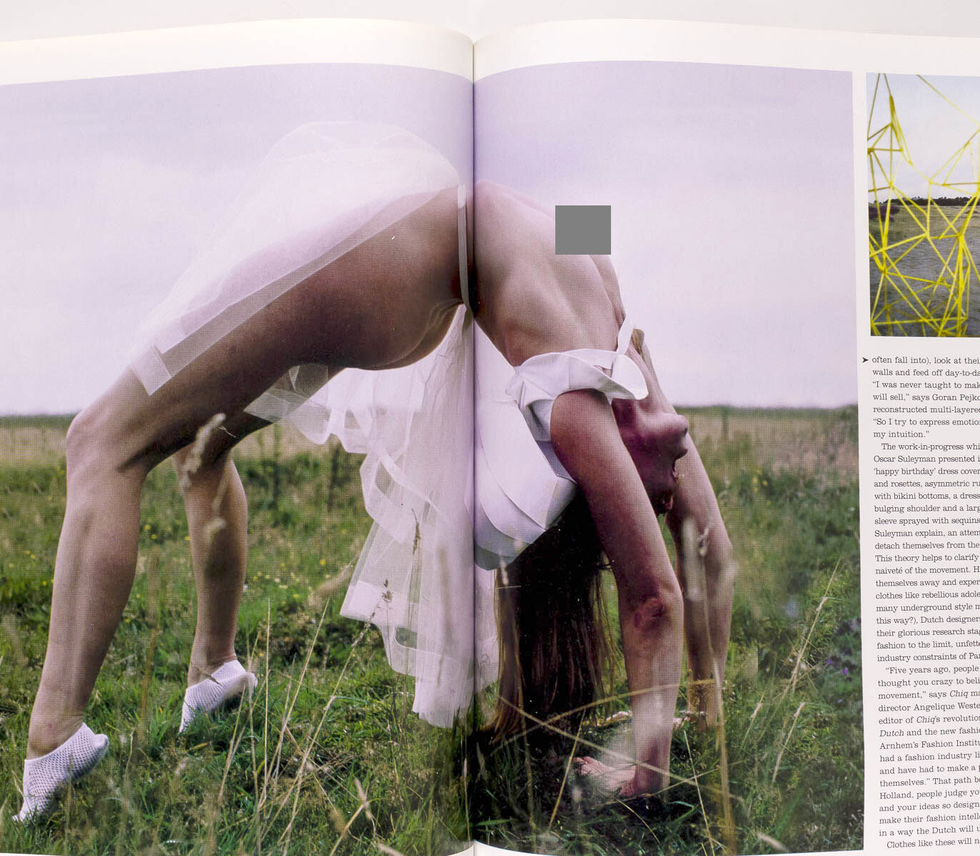 Amber Valletta KIRSTEN OWEN Adriana Lima i-D March 1999 Pina Bausch YAMAMOTO Raf