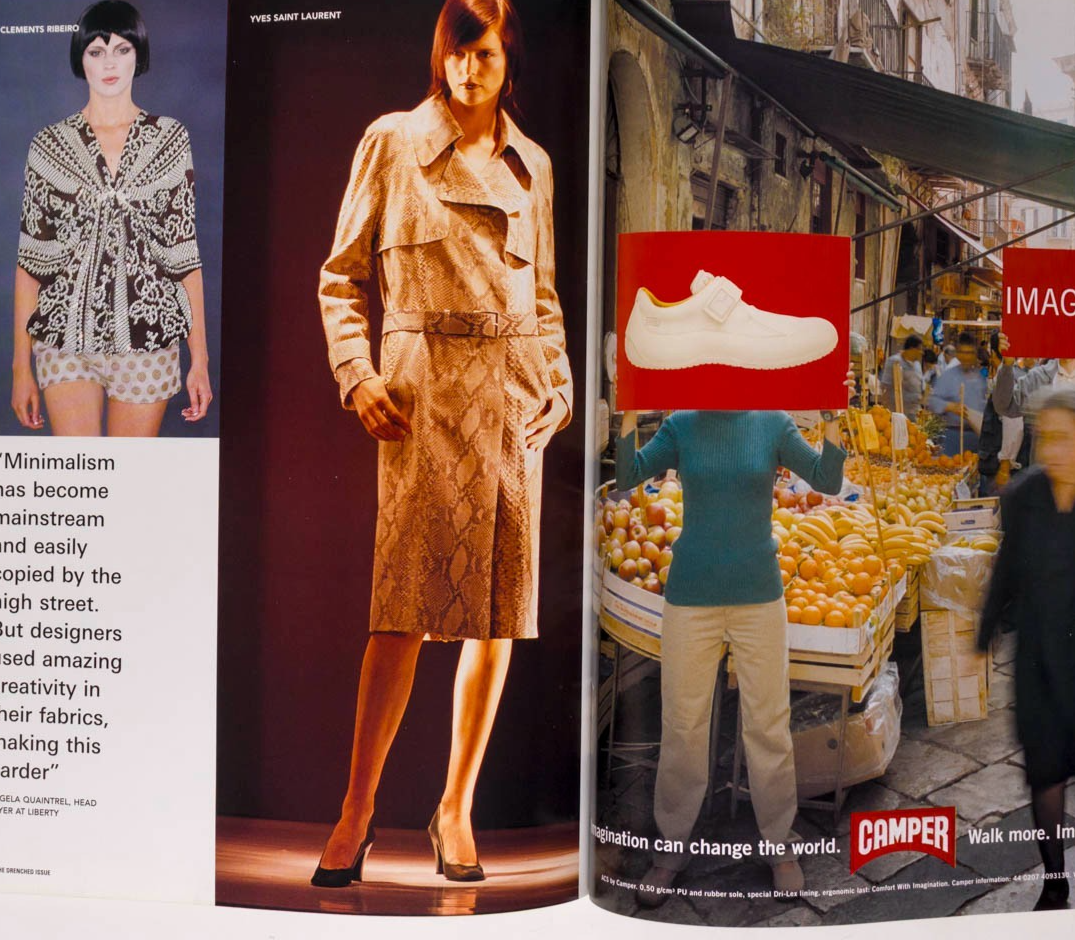 Gisele MAURIZIO CATTELAN Kelis i-D March 2000 Junya Watanabe MARC JACOBS Chic UK
