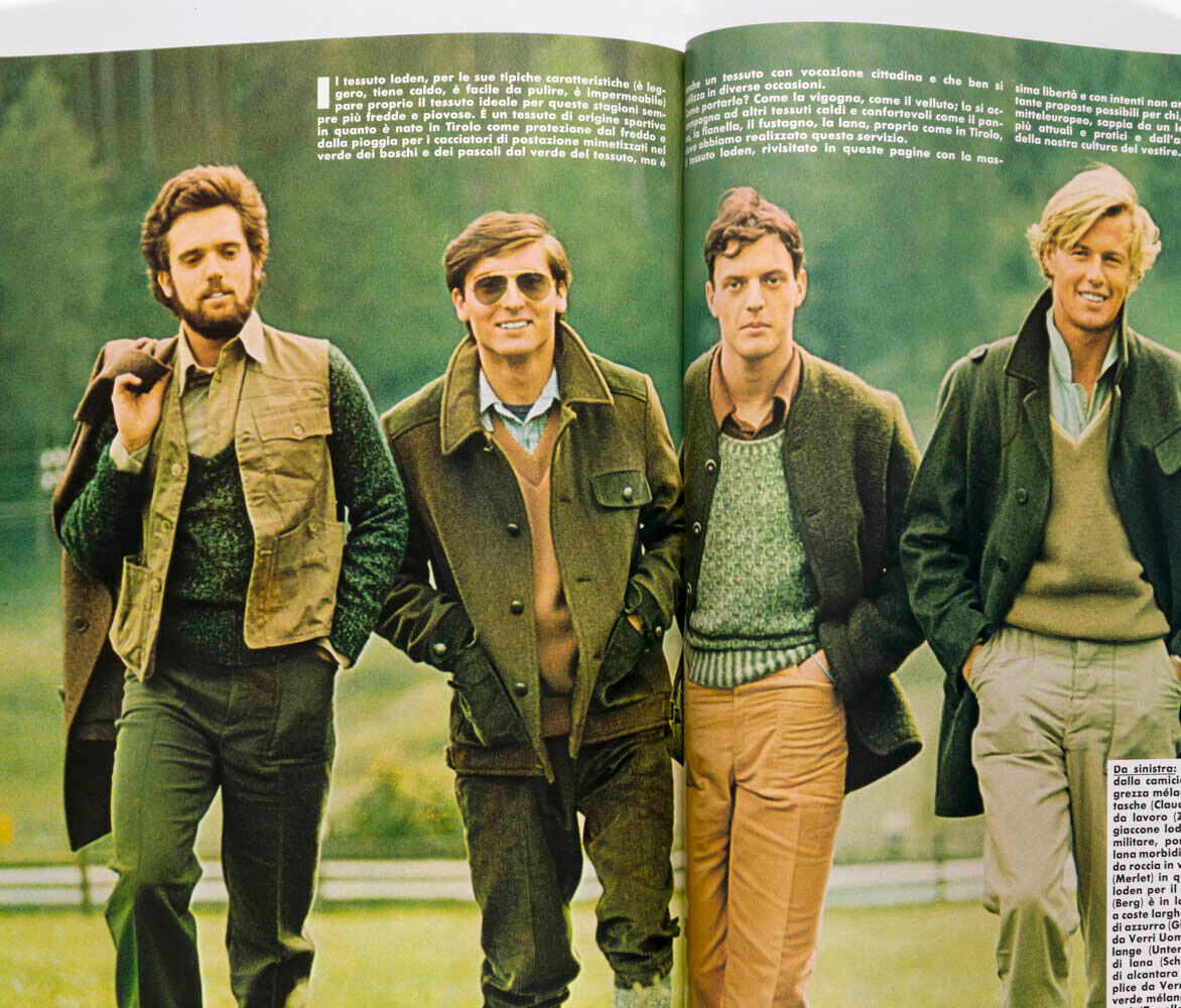 PATRICK DEWAERE Edwige Belmore MARLON BRANDO Aldo Fallai BAVARIA ~ L'UOMO VOGUE