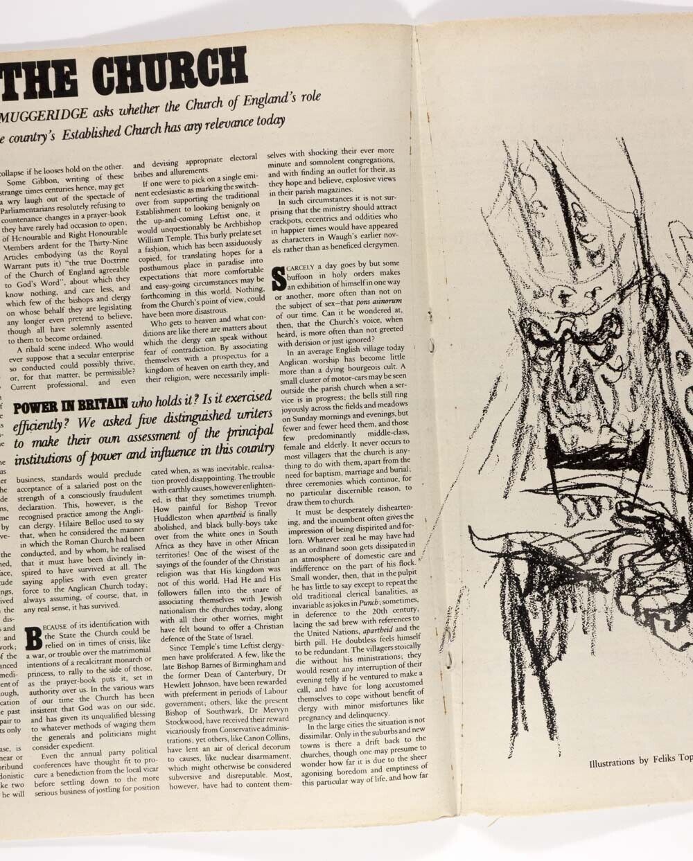 FELIKS TOPOLSKI James Cameron MALCOLM MUGGERIDGE Gandhi NANNY Telegraph magazine