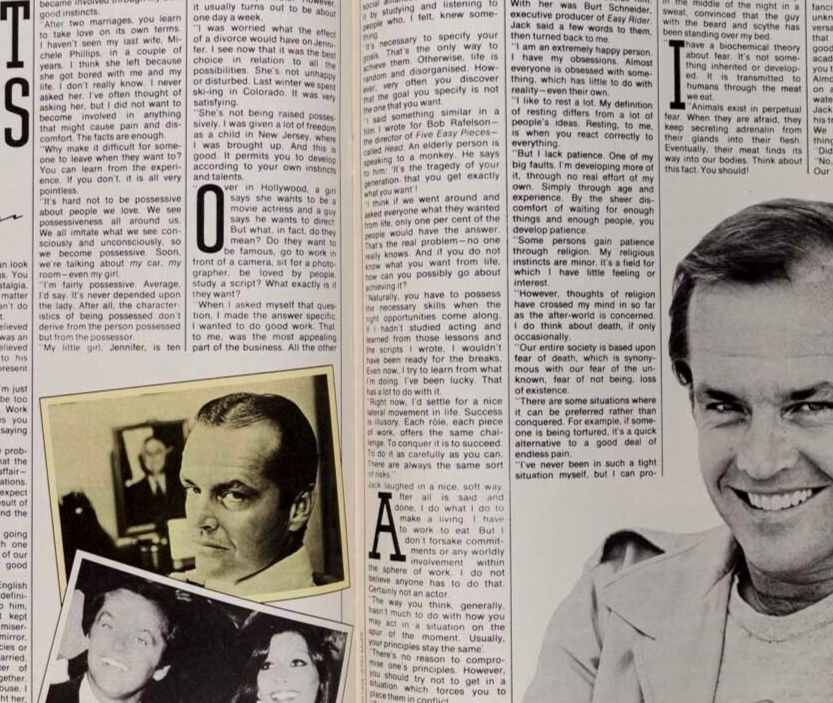 BIBA Marc Bolan JACK NICHOLSON 19 magazine Dec 1974 WESTWOOD McLAREN SEX SHOP UK