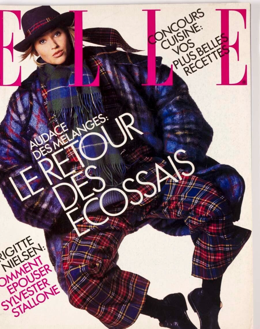 MICHELLE EABRY Ornella Muti NAOMI CAMPBELL Carre Otis SLY STALLONE Elle magazine