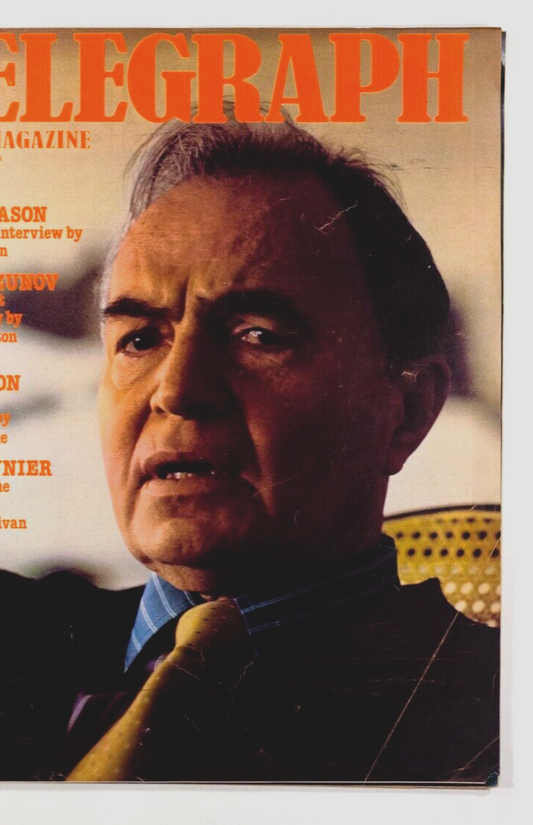 James Mason ILYA GLAZUNOV Tessa Sanderson MAX MEYNIER Sunday Telegraph magazine