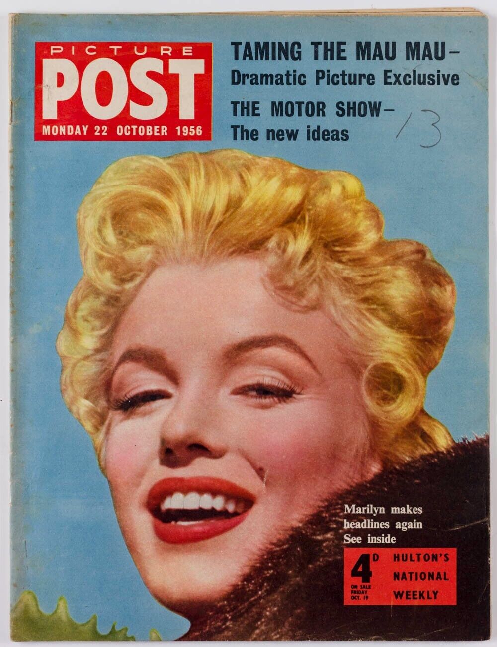 MARILYN MONROE Ava Gardner JAMES DEAN Arthur Miller DALI ~ PICTURE POST magazine