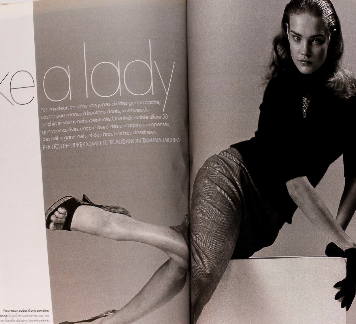 NATALIA VODIANOVA Bjork STEPHAN SEDNAOUI Elle magazine JEAN-BAPTISTE MONDINO vtg