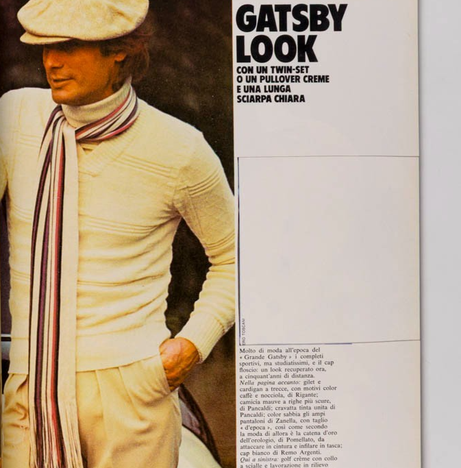 Giorgio Armani's 1st magazine L'UOMO VOGUE Dirk Bogarde LOU REED August 1974