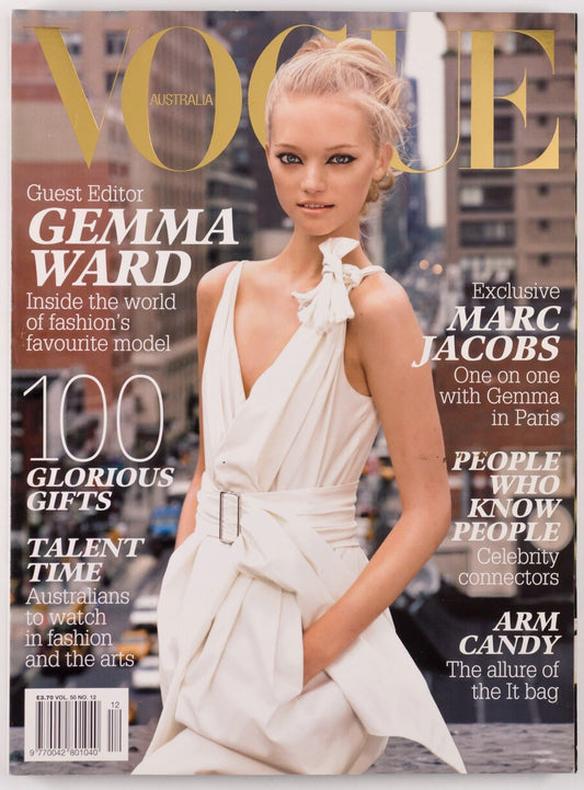 Gemma Ward edit MARC JACOBS Lucian Freud VOGUE AUSTRALIA December 2005 Lily Cole