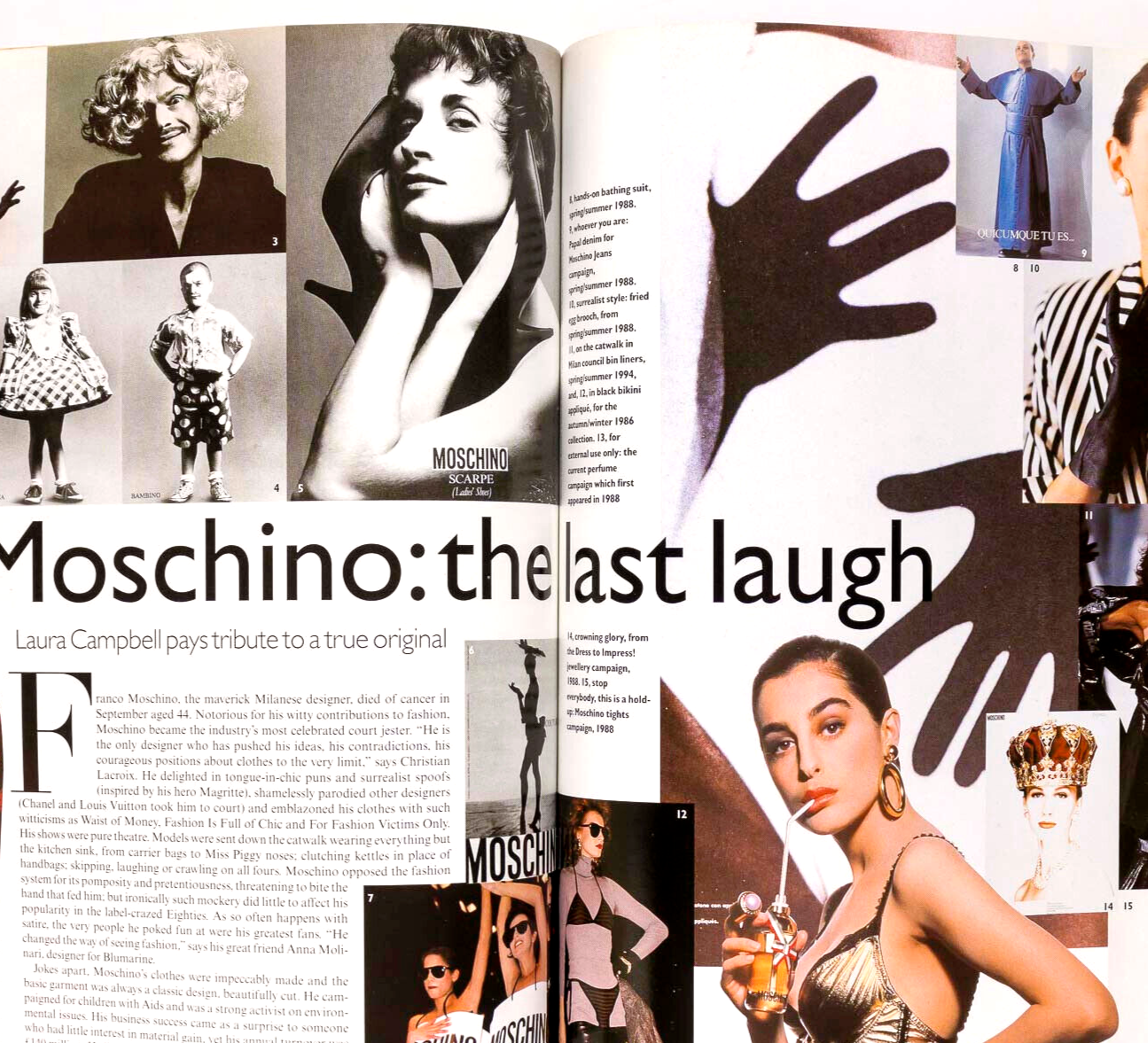 KATE MOSS Amber Valletta KRISTEN McMENAMY Vogue 1994 SINEAD O'CONNOR Galliano UK