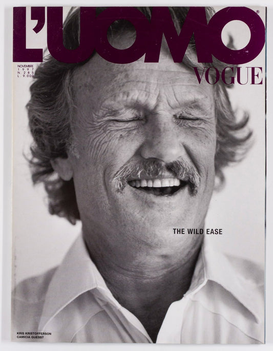 Kris Kristofferson BRUCE WEBER Deborah Turbeville L'UOMO VOGUE November 1997 285