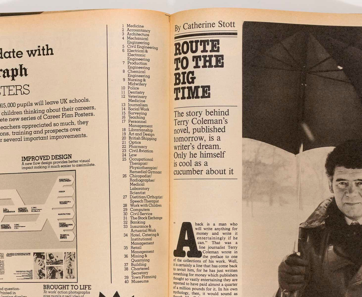 Veruschka HOLGER TRULZSCH Thea Cadabra TERRY COLEMAN Faulks TELEGRAPH magazine