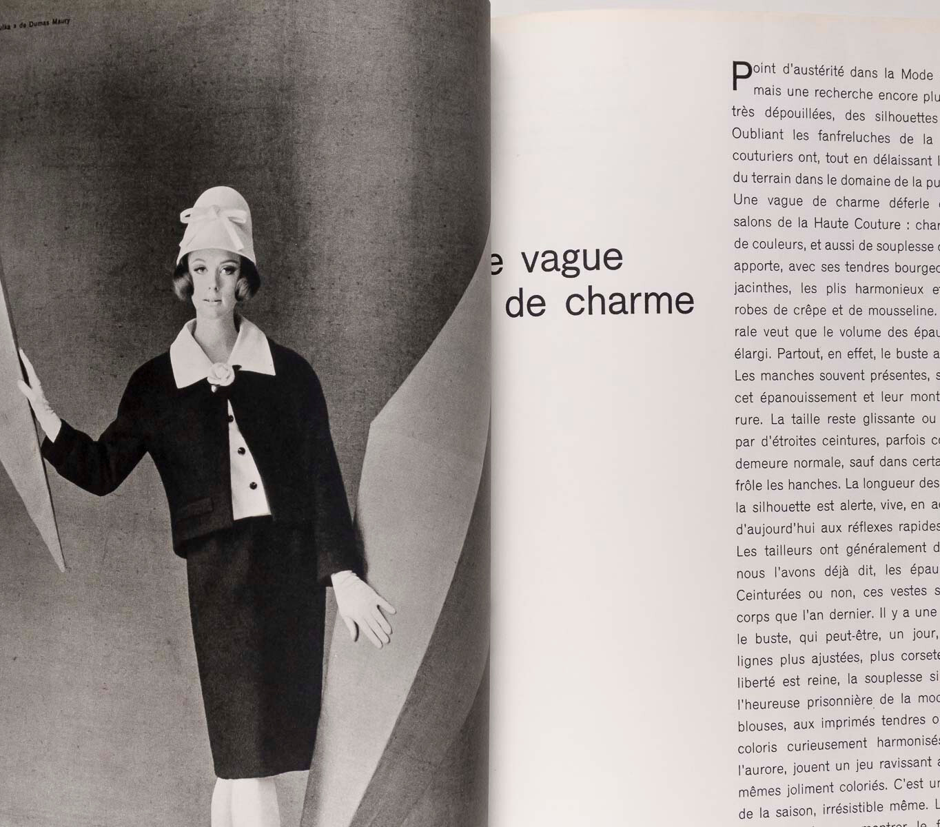 2 x Rene Gruau magazines - L'OFFICIEL March 1963 & Vogue March 1955