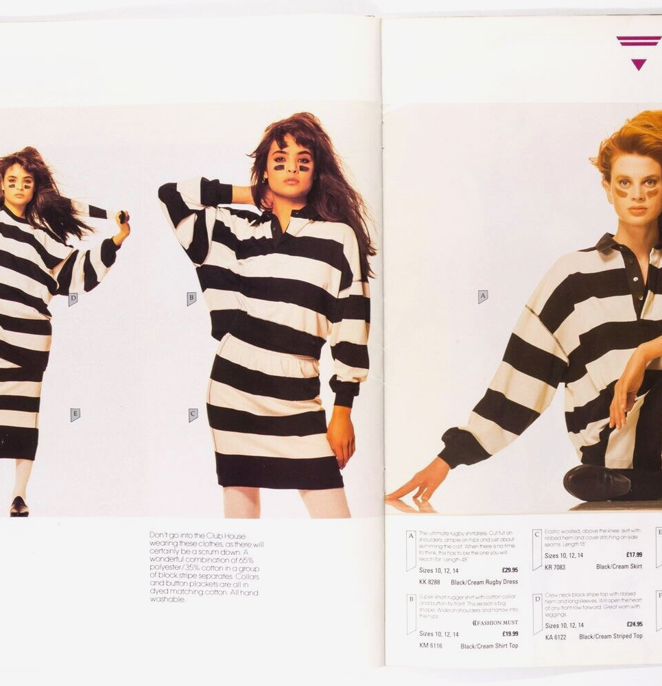 KRISTEN MCMENAMY Talisa Soto LYNNE KOESTER ByMail WAREHOUSE catalog LOOKBOOK vtg