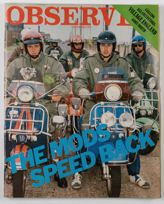 MODS SPEED BACK Chris Steele Perkins H. R Giger ALIEN Observer magazine 1979 Sep