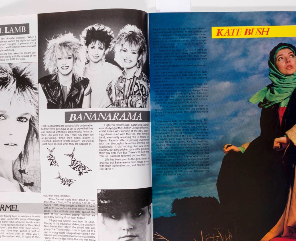 Kate Bush BLONDIE Annie Lennox BOW WOW Girlschool BEKI BONDAGE Women in Rock UK