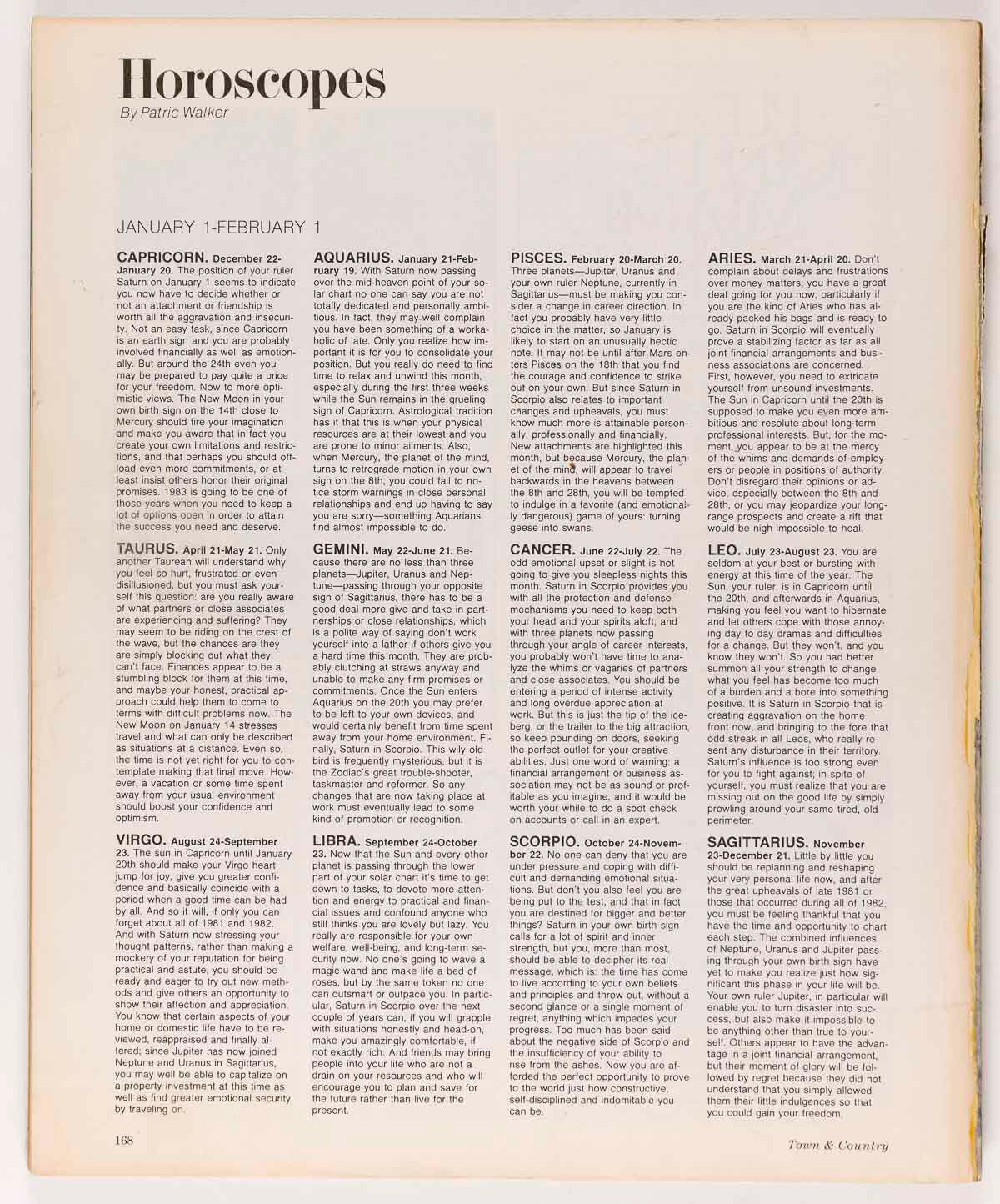 Swimwear TERRY FERRARIS St Barts BAHIA Town & Country magazine January 1983 Spa