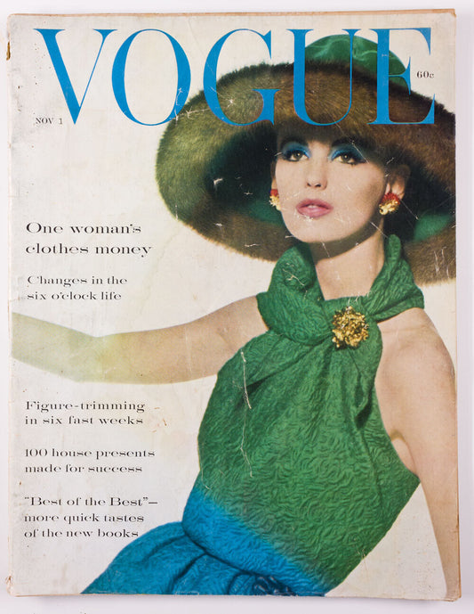 DOROTHY McGOWAN by IRVING PENN Stavros Niarchos BERT STERN vtg US Vogue magazine