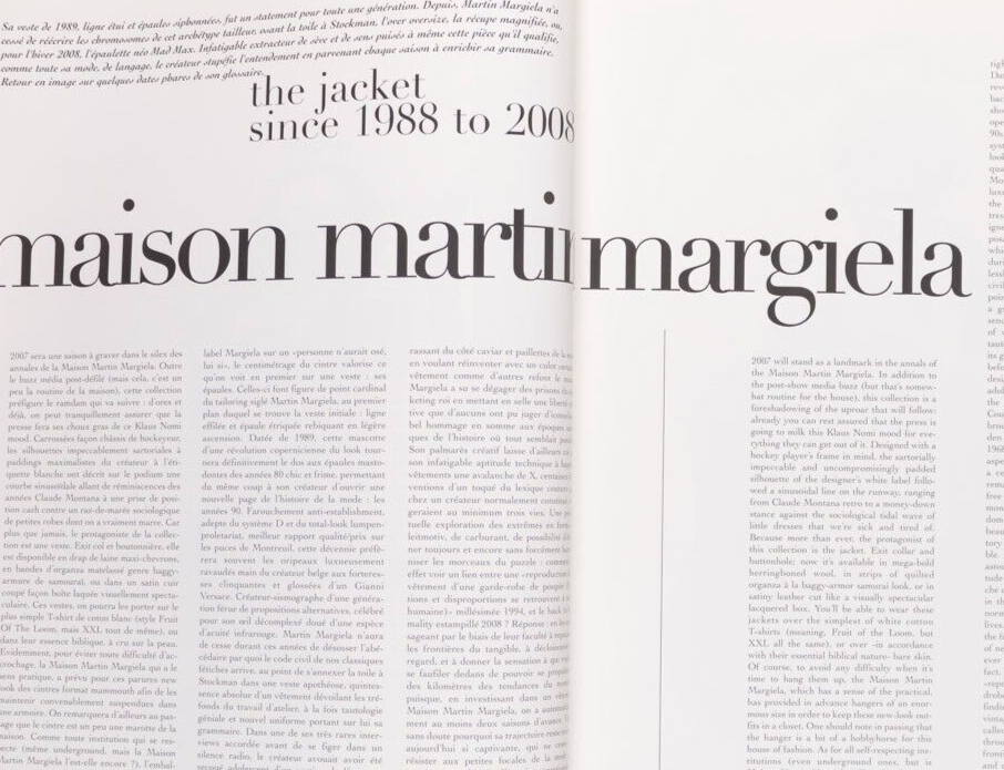 Martin Margiela VERONIQUE BRANQUINHO Popy Moreni FARID CHENOUNE  Encens magazine