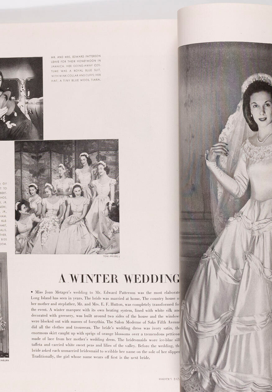 AVEDON Charles Addams BALENCIAGA Harpers March 1948 Vertes FLW Virginia Woolf