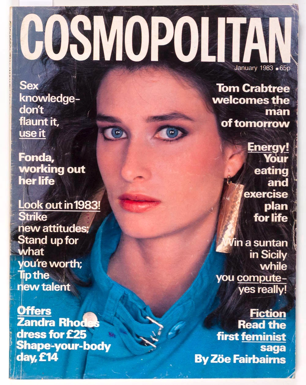Rosemary McGrotha CATHERINE OXEMBERG Jane Fonda COSMOPOLITAN January 1983 Zandra