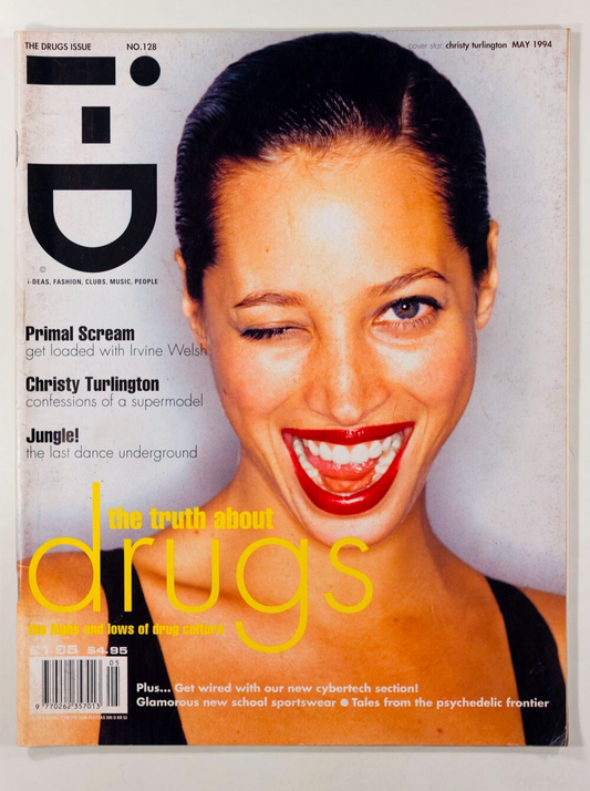 Christy Turlington BERI SMITHER Primal Scream WOLFGANG TILLMANS i-D May 1994 vtg