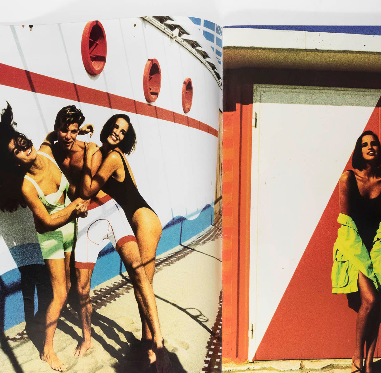Rimini GIORGIO EMPORIO ARMANI lookbook catalogue SUMMER 1992 Aldo Fallai FELLINI