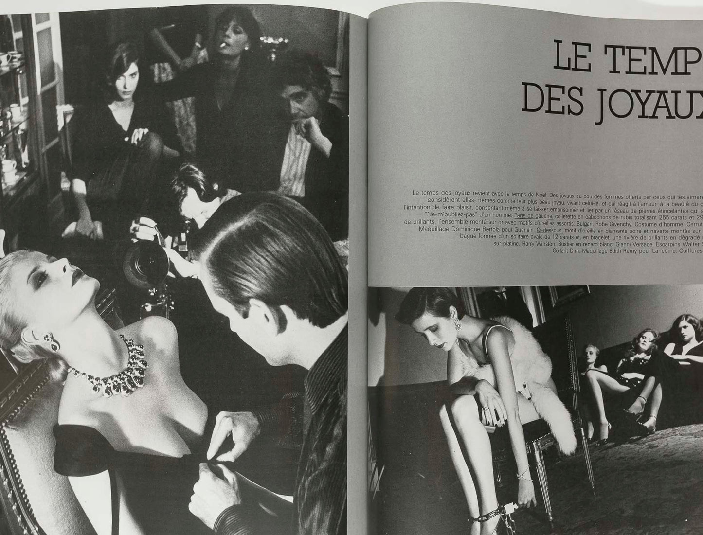 Miro HELMUT NEWTON Horst GRUAU Janice Dickinson PARIS VOGUE December 1979 No 602