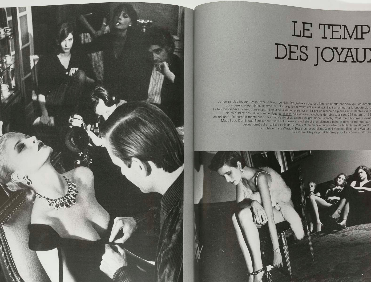 Miro HELMUT NEWTON Horst GRUAU Janice Dickinson PARIS VOGUE December 1979 No 602