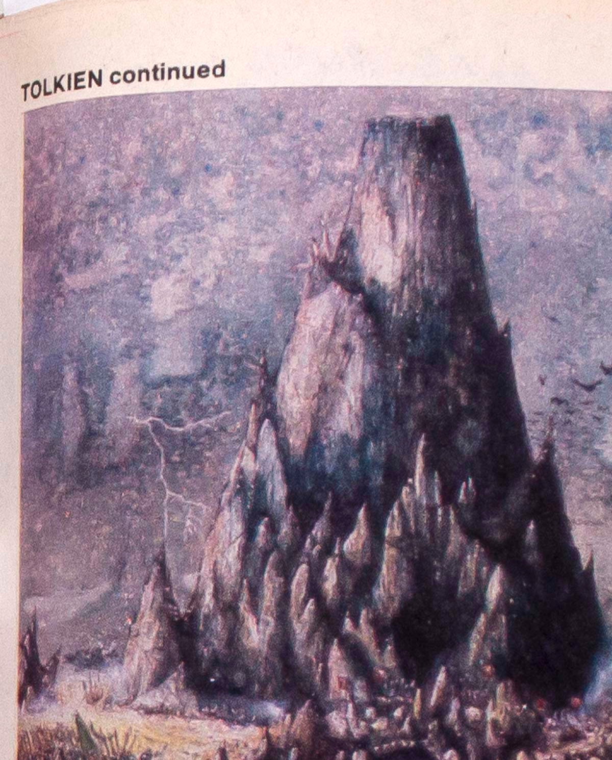 JRR TOLKIEN Bestiary IAN MILLER Smaug Lord of The Rings HOBBIT Rare UK magazine