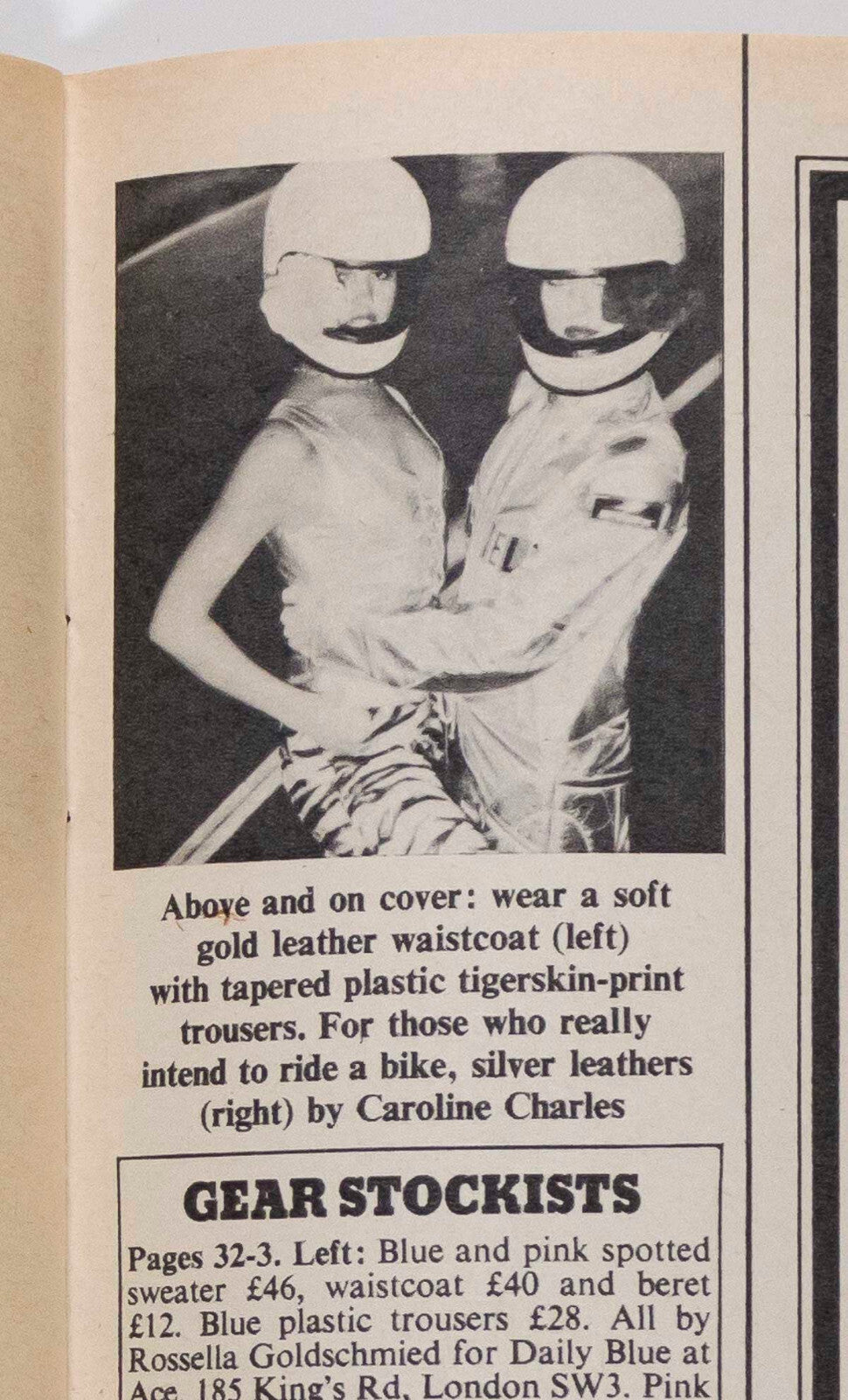 NORMAN PARKINSON Sarah Grant FIORUCCI  Telegraph 18 September 1977 53  Pam Ayers