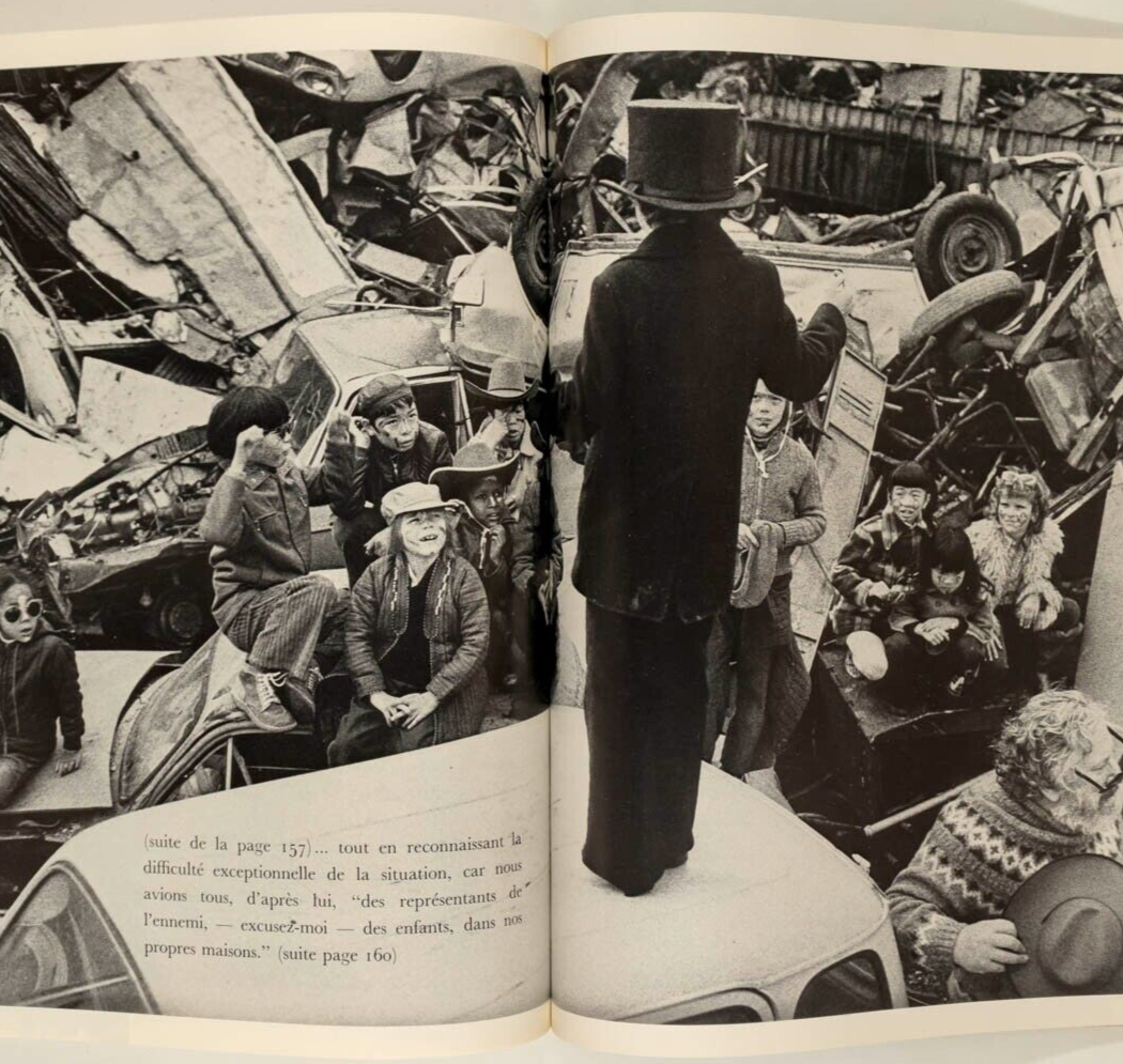 PETER USTINOV Guest edit PARIS VOGUE December 1975 January 1976 BOURDIN Newton